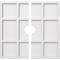 Ekena Millwork Rubik Architectural Grade PVC Contemporary Ceiling Medallion, Two Piece, 20"OD x 3"ID x 7"C x 1"P CMP20RK2-03000 - alternate 1